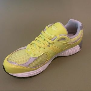 New Balance Yellow and Silver Sneakers